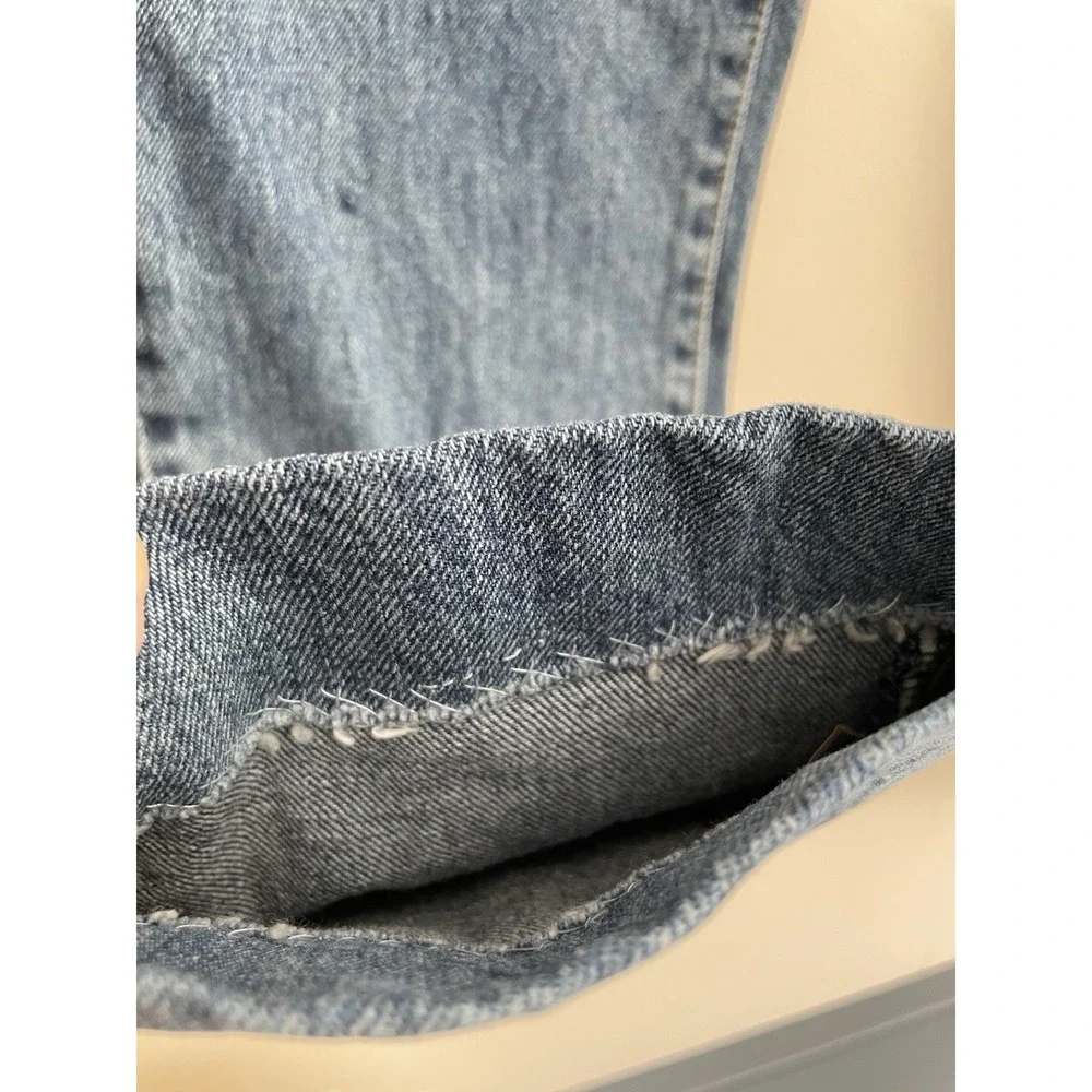 Vintage Edwin London Slim Blue Jeans Size‎ 30 x True 27 Hemmed 1980s Denim READ